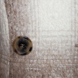 Pre Owned Burberry Beige And White Alpaca Wool Double Breasted Long Coat M