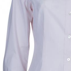 مملوكة مسبقًا قميص بربري وردي نوفاتشيك بأزرار أمامية M