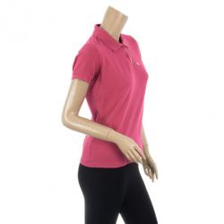 Pre Owned Burberry Fritillary Pink Check Placket Polo Shirt S