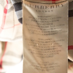 Pre Owned Burberry Beige Cotton Double Breasted Trench Coat M