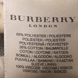 مملوكة مسبقًا Burberry Black Cotton Double Breasted Trench Coat M