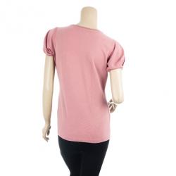 Pre Owned Burberry Pink Cotton Logo T Shirt M