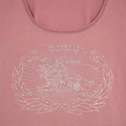 Pre Owned Burberry Pink Cotton Logo T Shirt M
