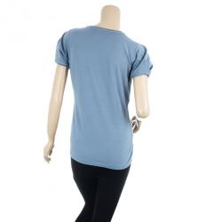 مملوكة مسبقًا Burberry Blue Cotton Logo T-shirt M
