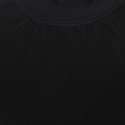 مملوكة مسبقًا فستان بربري برقبة مرتفعة و بأكمام طويلة صوف أسود مقاس وسط (ميديوم)