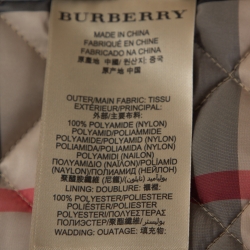 Pre Owned جاكيت بربري بريت كينكوت مبطن ألياف صناعية بيج موس مقاس كبير (لارج)