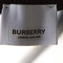 مملوكة مسبقًا Burberry Black Horseferry Print Cotton Sweatshirt S