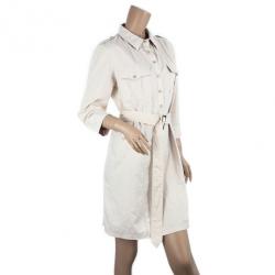 مملوكة مسبقًا Burberry Military Shirt Dress XL