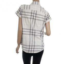 Pre Owned Burberry Button Up Shirt Top M
