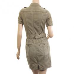 مملوكة مسبقًا Burberry Brit Short Sleeve Military Dress