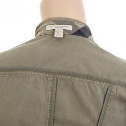 مملوكة مسبقًا Burberry Brit Short Sleeve Military Dress