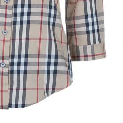 مملوكة مسبقًا قميص بربري نوفاشيك أزرار أمامية XS