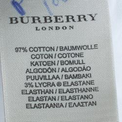 مملوكة مسبقًا قميص بربري أبيض كلاسيكي بأزرار أمامية L