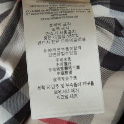 Pre Owned Burberry Black Kensington Trenchcoat M
