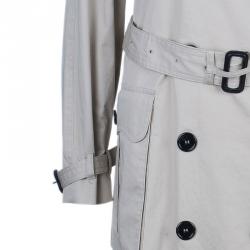 Pre Owned Burberry Beige Long Trench Coat M