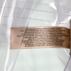 مملوكة مسبقًا Burberry Transparent PVC Double Breasted Belted Trench Coat M