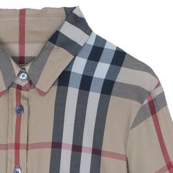 مملوكة مسبقًا Burberry Brit Novacheck Cotton Shirt S