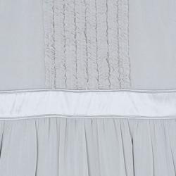 Pre Owned فستان بربري بيج بكشكشة M