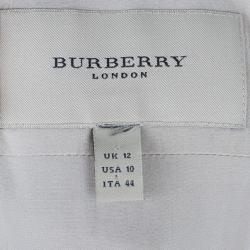 Pre Owned فستان بربري بيج بكشكشة M