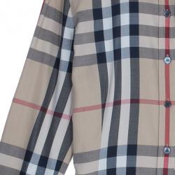 Pre Owned بلوزة قميص بربري نوفاشيك أكمام طويلة M