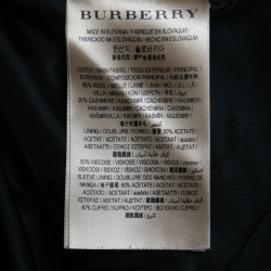 Pre Owned Burberry Beige Wool & Cashmere Single-Breasted Coat M