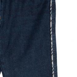 مملوكة مسبقًا Burberry Dark Blue Flare Denim Pants S