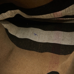 Burberry Black/Beige Mega Check Canvas and Leather Drawstring Flap Backpack
