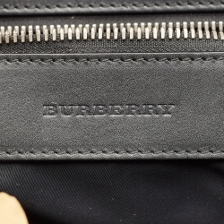 Burberry Beige/Black Vintage Check Nylon Large Rucksack Backpack