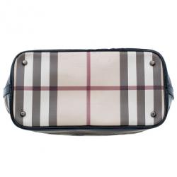 مملوكة مسبقًا حقيبة يد بربري نوفا شيك كانفاس