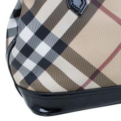 مملوكة مسبقًا حقيبة يد بربري نوفا شيك كانفاس