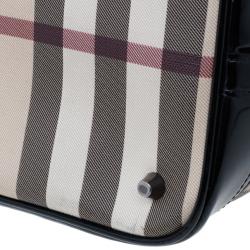 مملوكة مسبقًا حقيبة يد بربري نوفا شيك كانفاس