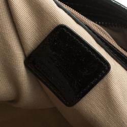 Pre Owned Burberry Beige/Black Nova Check Coated Canvas Nickie Tote