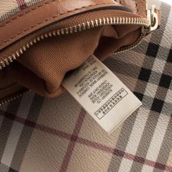 Pre Owned Burberry Haymarket Check Small Canter