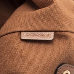 Pre Owned Burberry Haymarket Check Small Canter