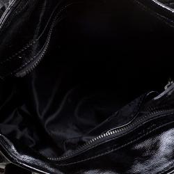 مملوكة مسبقًا حقيبة بربري لوري جلد أسود كارتريدج لامع