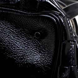 مملوكة مسبقًا حقيبة بربري لوري جلد أسود كارتريدج لامع