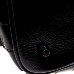 مملوكة مسبقًا حقيبة بربري لوري جلد أسود كارتريدج لامع