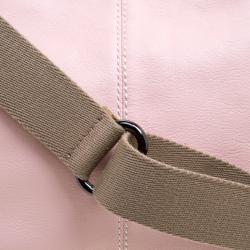Pre Owned Burberry Blue Label Blush Pink Leather Top Handle Bag