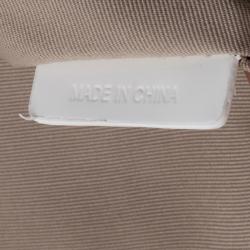 مملوكة مسبقًا Burberry Beige/White Nova Check Vinyl Nickie Stars Tote