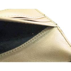 Pre Owned Burberry Gold Horseferry Check Canvas/Leather Porter Continental Wallet