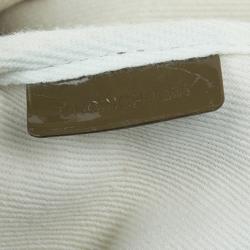 Pre Owned Burberry White Canvas Brushstroke Check Print Shopper