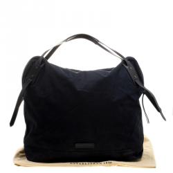 Pre Owned Burberry Black Canvas Large Luggage Tote