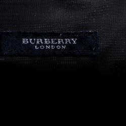 Burberry Blue Nova Check Nylon Tote