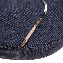 Pre Owned Burberry Navy Blue Denim Hobo