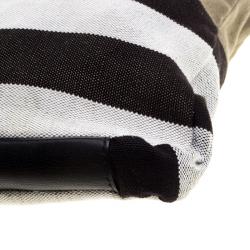 Pre Owned Burberry Brown Brit Check Canvas Tote