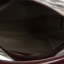 مملوكة مسبقًا Burberry Nova Check Berry Red Star Small Hernville Hobo