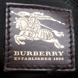 Burberry Beige/Brown Haymarket Check Coated Canvas Messenger Bag