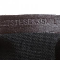 Burberry Beige/Brown Haymarket Check Coated Canvas Messenger Bag
