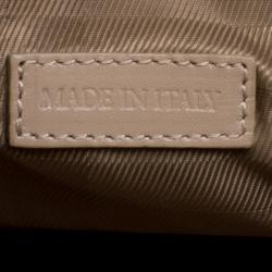 مملوكة مسبقًا Burberry Beige Quilted Leather Manor Satchel