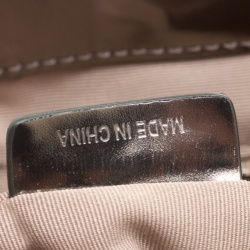 Pre Owned Burberry Beige/Grey Nova Check Vinyl Nickie Stars Tote